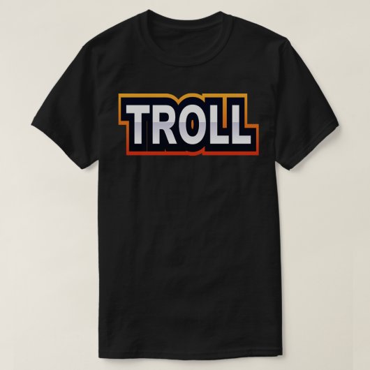 Troll Troller Gamer T-shirt (Design voorkant)
