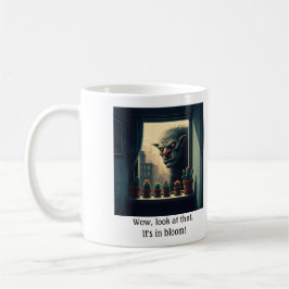 Troll vensterbank cactus mok