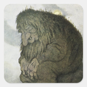 TROLL VIERKANTE STICKER