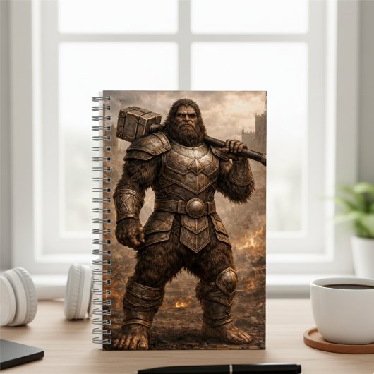 Troll Warrior Notitieboek – Fantasie Kunst Journaa