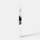 Troll zwart-wit ontwerp iPhone 15 case (Linkerkant)