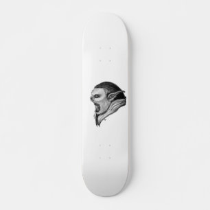 Troll zwart-wit ontwerp persoonlijk skateboard