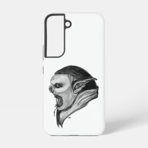 Troll zwart-wit ontwerp samsung galaxy hoesje