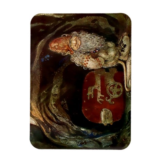 “Trolldeur” door John Bauer Magneet (Verticaal)