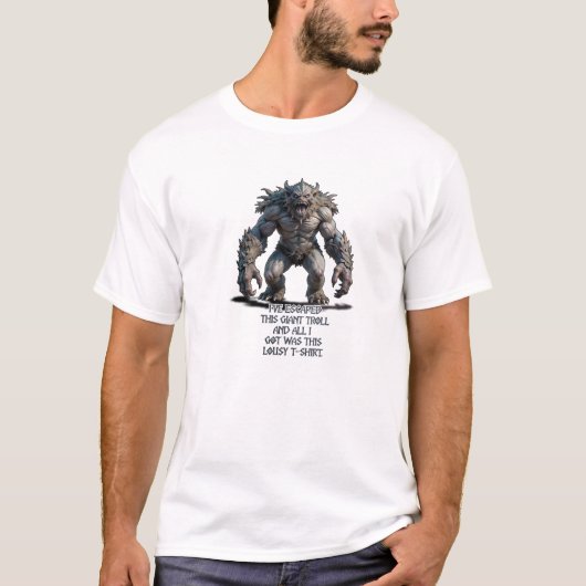trollenprobleem t-shirt (Voorkant)