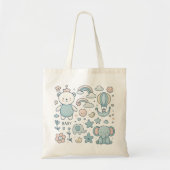 Trollentas voor babyfeest tote bag (Voorkant)