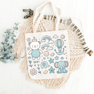 Trollentas voor babyfeest tote bag