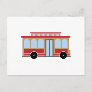 Trolley Car Briefkaart