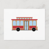 Trolley Car Briefkaart (Voorkant)