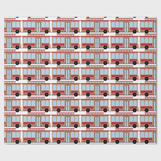 Trolley Car Cadeaupapier (Vlak)