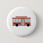 Trolley Car Ronde Button 5,7 Cm (Voorkant)