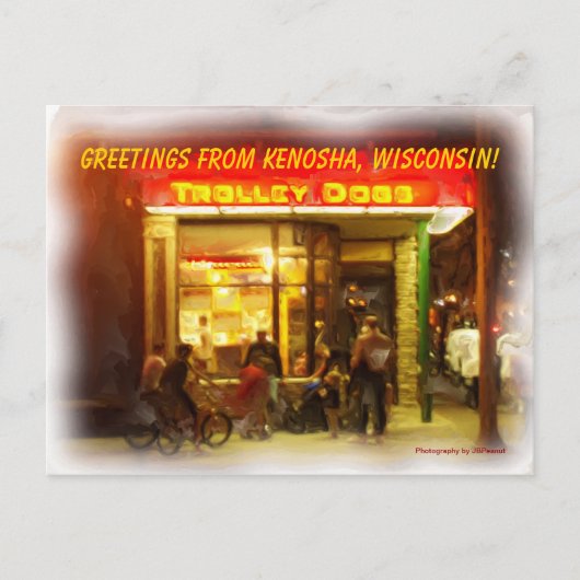 TROLLEY DOGS! BRIEFKAART (Voorkant)