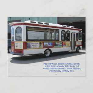 Trolley door Brigid O'Neill Hovey Briefkaart