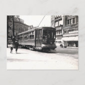 Trolley in het Briefkaart Wilkes-Barre (Voorkant)