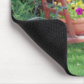 Trolley met bloemen muismat (Hoek)