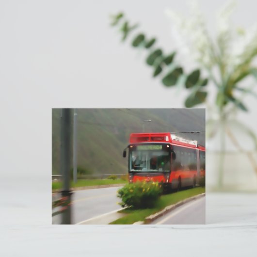 Trolley Post Card Briefkaart (Staand voorkant)