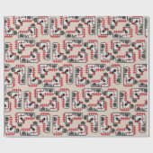 Trolley Probleem - Vet Man op de brug Cadeaupapier (Vlak)