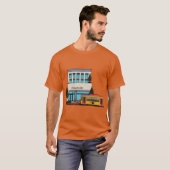Trolley rijdt door Channelside in Tampa Activ T-shirt (Voorkant volledig)