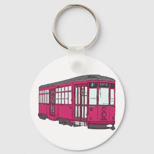 Trolley Trolleybus Streetcar Tram Trolleycar Cars Sleutelhanger