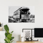  trolleyauto poster (Thuiskantoor)