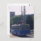 Trolleybus in Bulgarije Briefkaart (Voorkant / Achterkant)