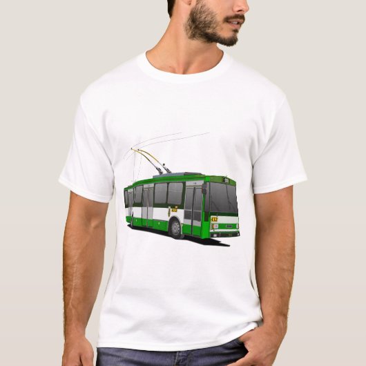 Trolleybus Škoda 14 Tr T-shirt (Voorkant)