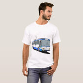 Trolleybus Škoda 15Tr Chomutov T-shirt (Voorkant volledig)