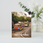 Trolleys San Francisco Postcard Briefkaart (Staand voorkant)