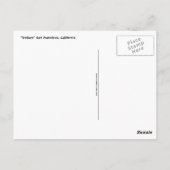 Trolleys San Francisco Postcard Briefkaart (Achterkant)