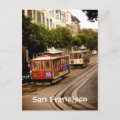 Trolleys San Francisco Postcard Briefkaart (Voorkant)