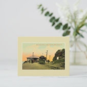 trolleystation Mauch Chunk Pennsylvania Briefkaart (Staand voorkant)