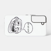 Trollface Phone Case Samsung Galaxy Hoesje (Achterkant horizontaal)