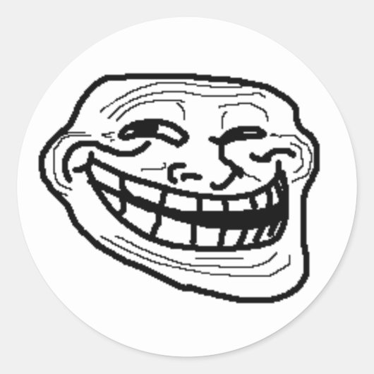 Trollface wojak stickers (Voorkant)