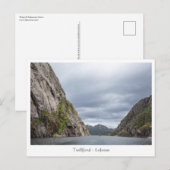 Trollfjord Lofoten Briefkaart (Voorkant / Achterkant)