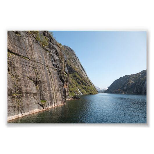 Trollfjord Lofoten Foto Afdruk (Voorkant)