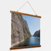 Trollfjord Lofoten Hangend Wandkleed (Gebogen)