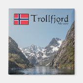 Trollfjord Lofoten Magneet (Voorkant)