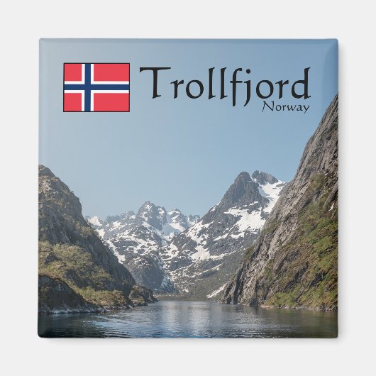 Trollfjord Lofoten Magneet (Voorkant)