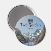 Trollfjord Lofoten Magneet (Voorkant / Achterkant)