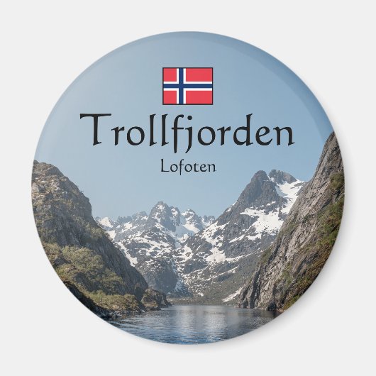 Trollfjord Lofoten Magneet (Voorkant)