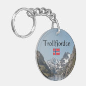 Trollfjord Lofoten Sleutelhanger (Voorkant Links)