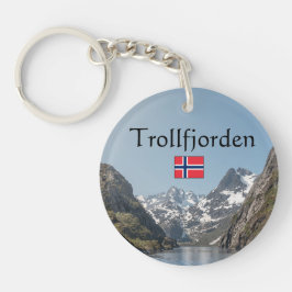 Trollfjord Lofoten Sleutelhanger