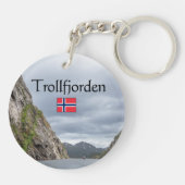 Trollfjord Lofoten Sleutelhanger (Achterkant)