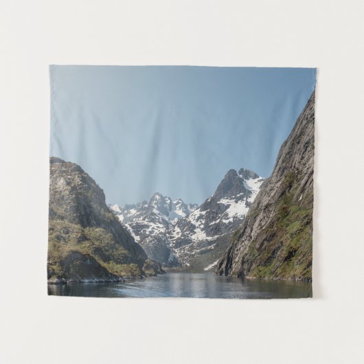 Trollfjord Lofoten Wandkleed (Voorkant (horizontaal))