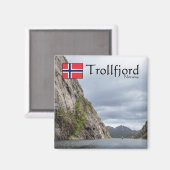 Trollfjord Souvenir Magneet (Voorkant / Achterkant)