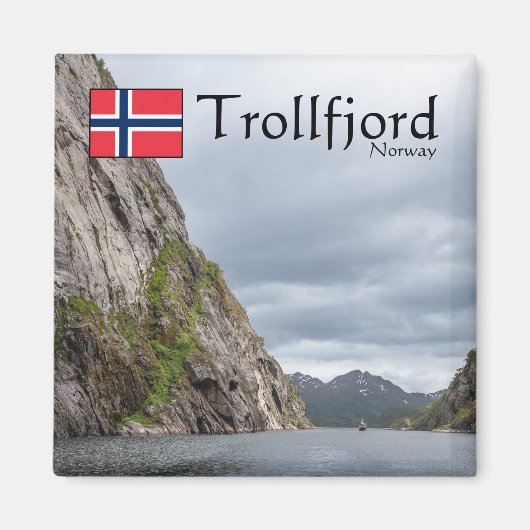 Trollfjord Souvenir Magneet (Voorkant)