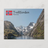 Trollfjorden Noorwegen Briefkaart (Voorkant)