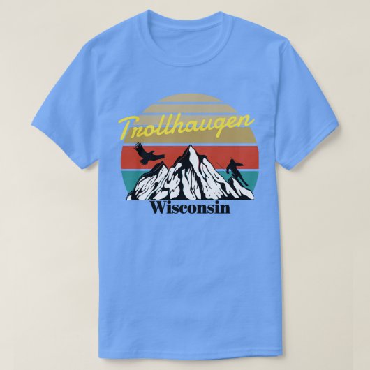 Trollhaugen ski Wisconsin T-shirt (Design voorkant)