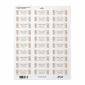 Trollige Wilde Bloemen Weide Bruiloft Etiket (Full Sheet)