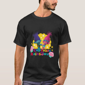 Trolls Branch And Poppy Cupcakes T-shirt